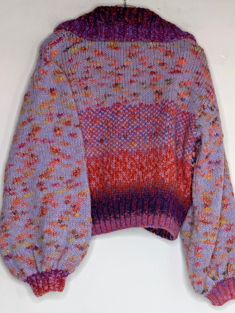 Free People Sugar And Sweets Knit Bomber size small - Picture 3 of 5